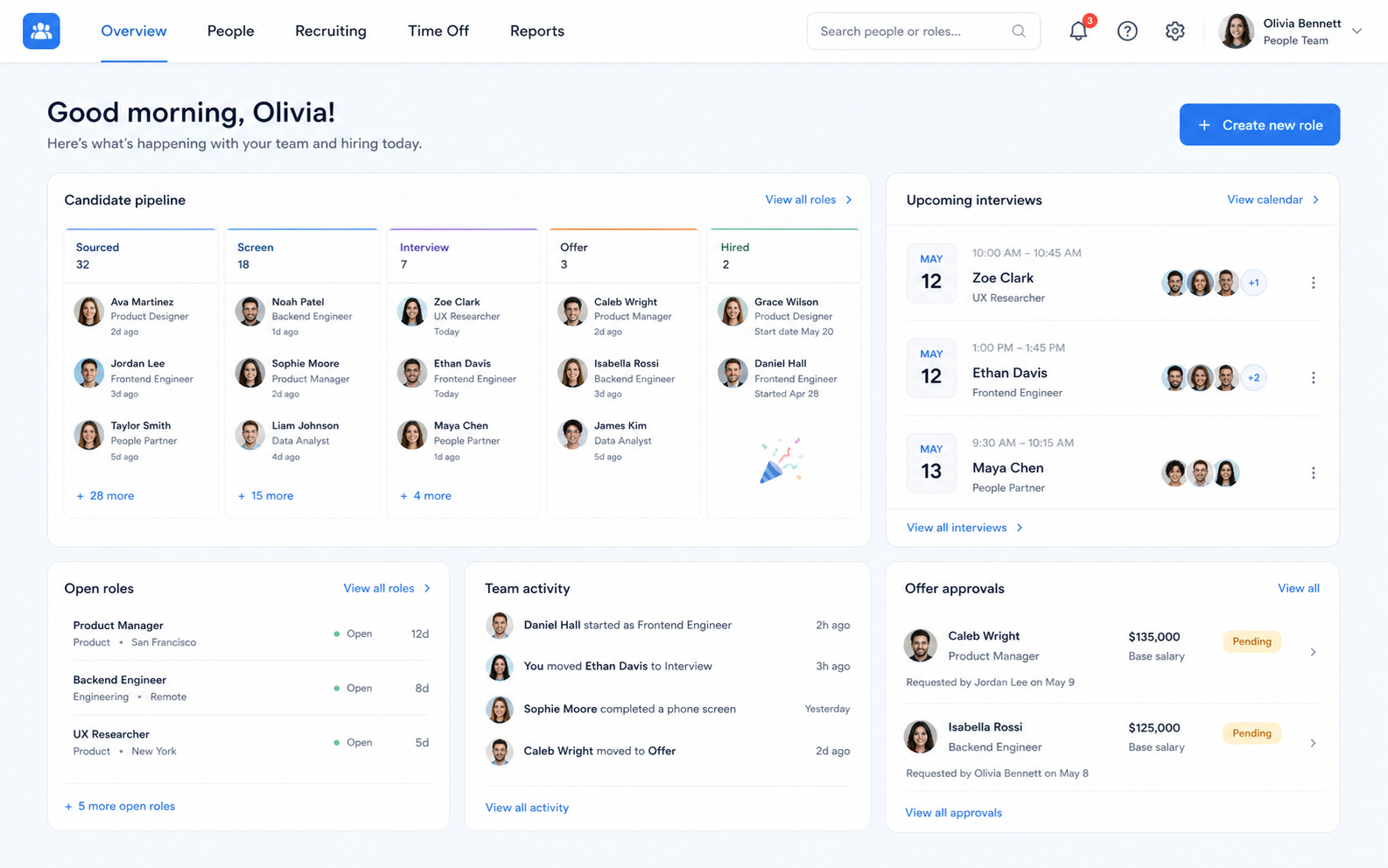Recruitment & Operations SaaS preview